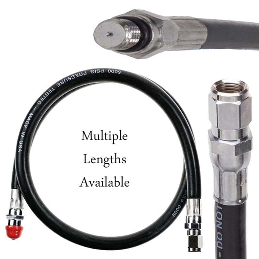 XS Scuba High Pressure HP Gauge Hose - 6" - 1