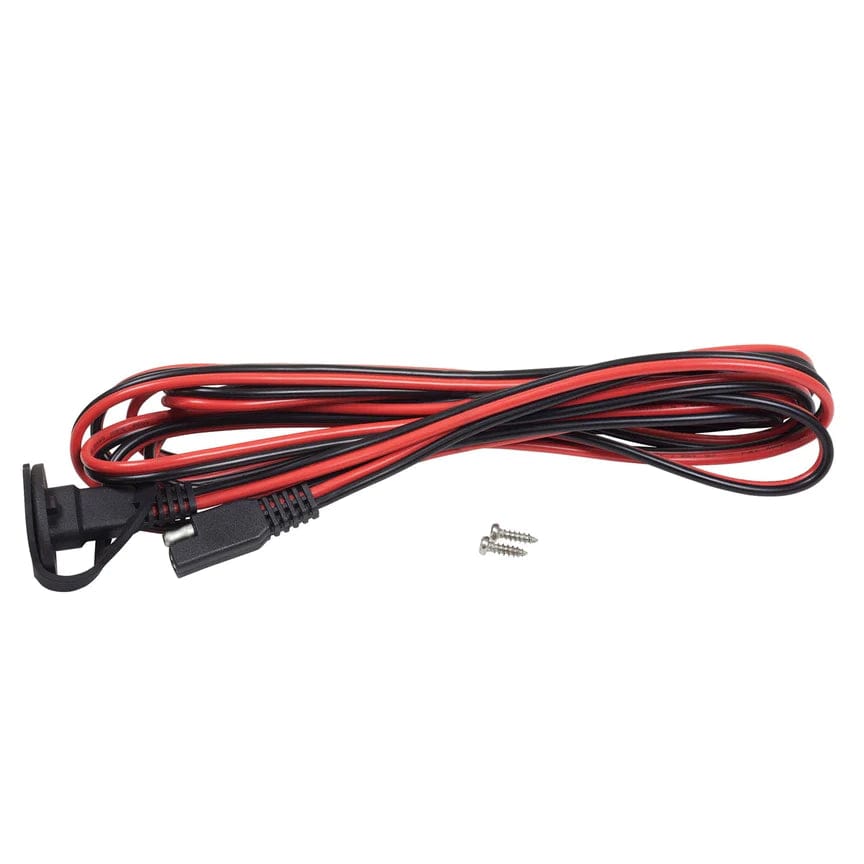 Yak-Power Panel Mount W/48 Inches Wire And SAE Connector - Yak-Power Panel Mount W/48 Inches Wire And SAE Connector - 1