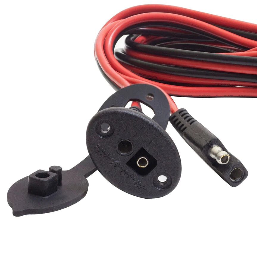 Yak-Power Panel Mount W/48 Inches Wire And SAE Connector - Yak-Power Panel Mount W/48 Inches Wire And SAE Connector - 2