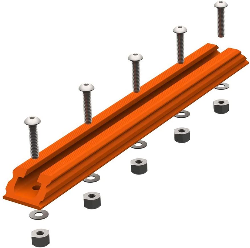 YakAttack GearTrac SpectraLite Orange - Orange 8in. incl SS Hardware - 2