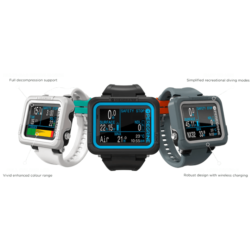 Shearwater Peregrine Computer - Black/Blue - 2