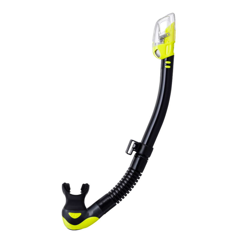 Tusa Hyperdry Elite II Snorkel - Black Yellow - 19