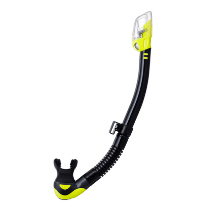 Tusa Hyperdry Elite II Snorkel - Black Yellow - 19