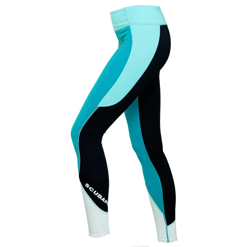 Scubapro Womens UPF 80 Rashguard Legging Pants - Teal - 2