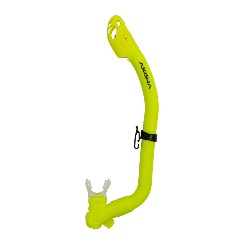 Akona Maui Jr Dry Snorkel - Yellow - 3