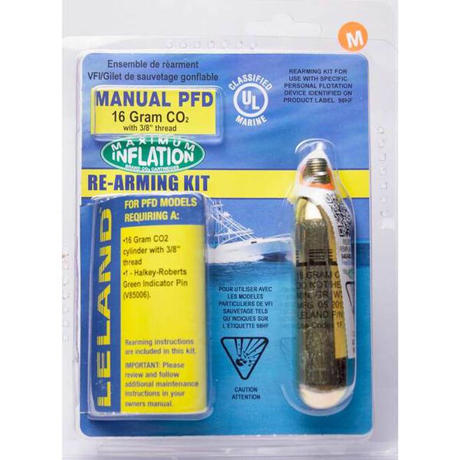 Hobie Pfd Inflatable Rearm Kit 16g - 1