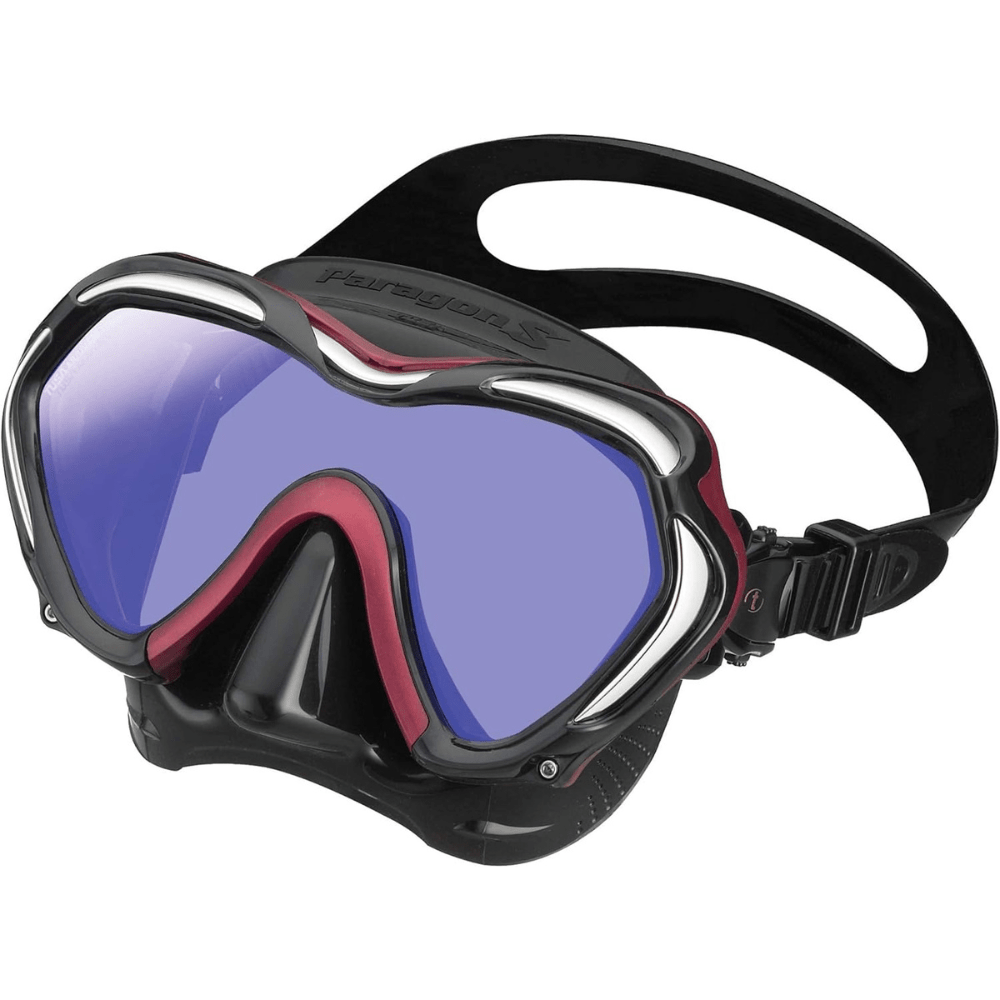 Tusa Paragon S Mask - Metallic Dark Red - 3