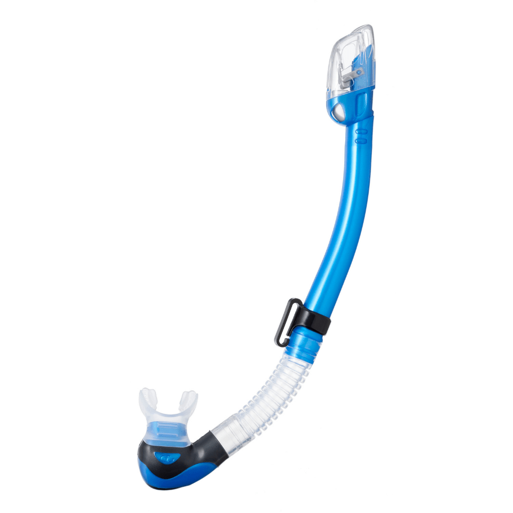Tusa Hyperdry Elite II Snorkel - Fish Tail Blue - 6