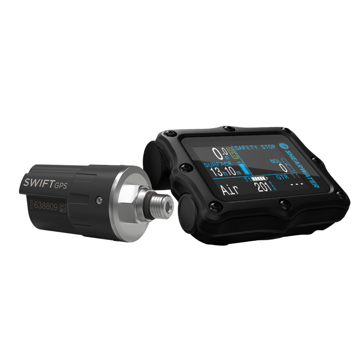 Shearwater Perdix 2 With Swift GPS Transmitter - Black - 2