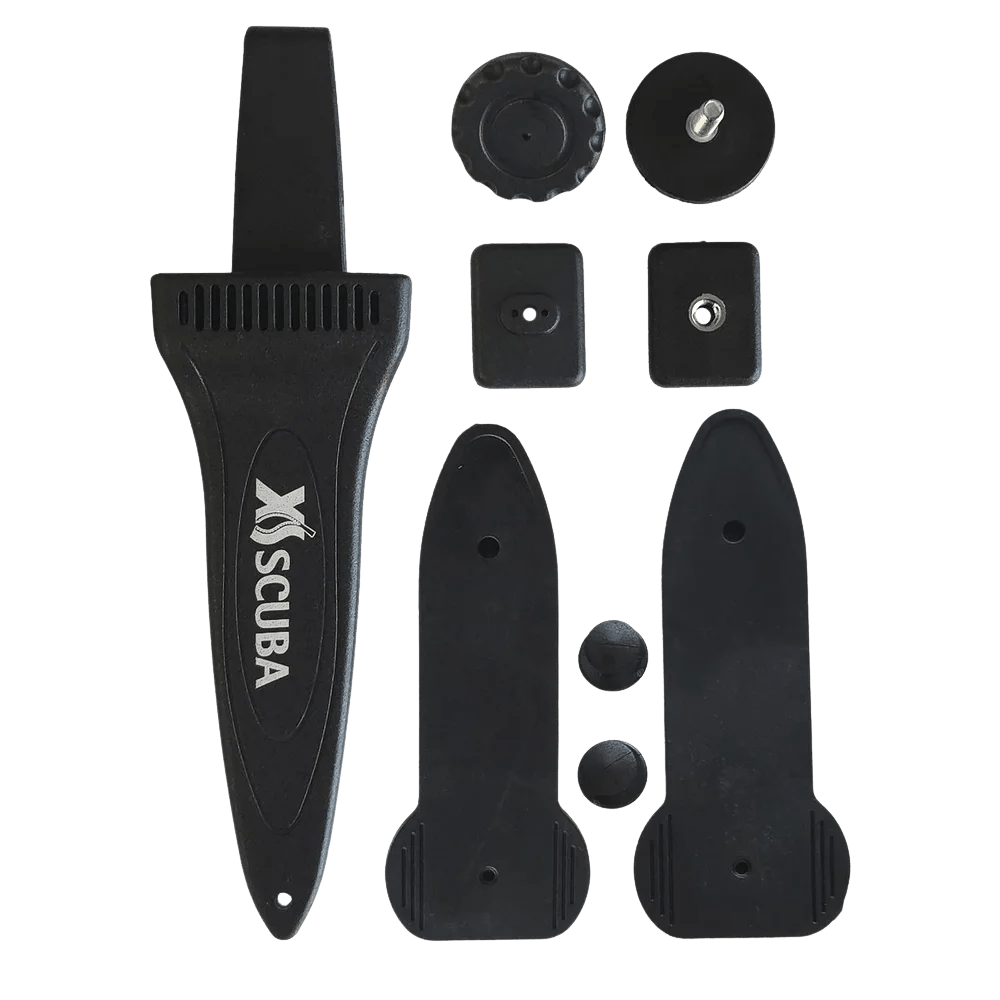 XS Scuba QuikPynch Knife Stainless - Gray - 3