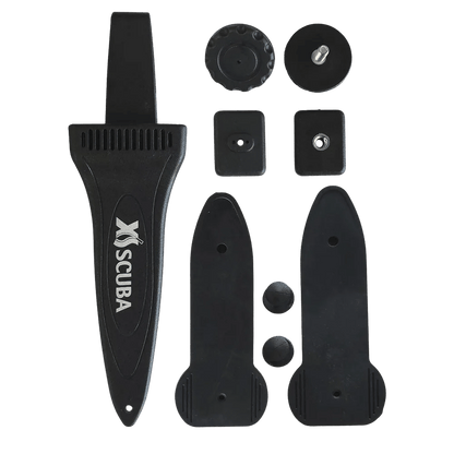 XS Scuba QuikPynch Knife Stainless - Gray - 3