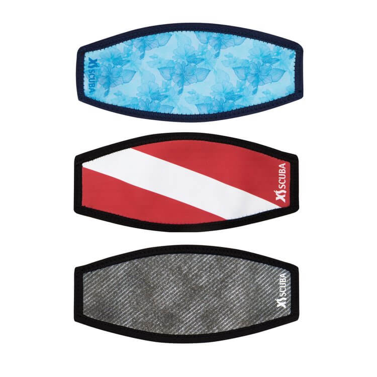 XS Scuba Neoprene Mask Strap Pad - Dive Flag - 1