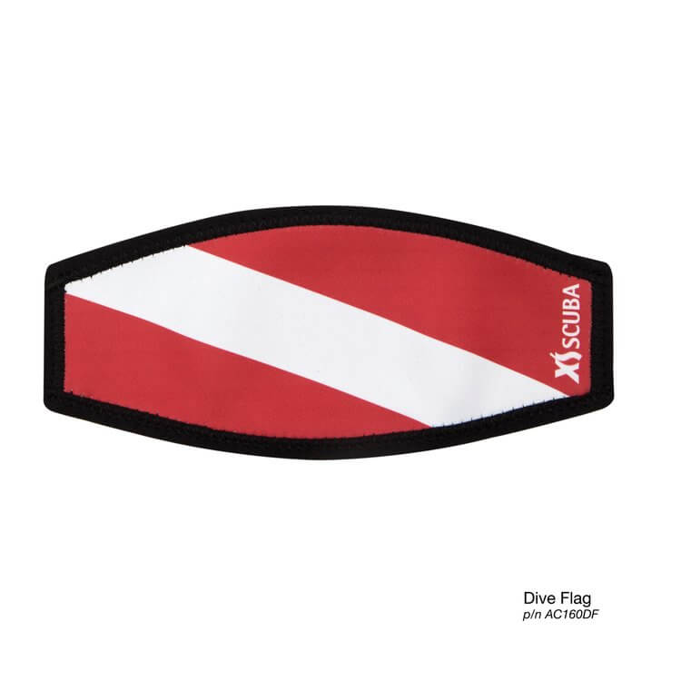XS Scuba Neoprene Mask Strap Pad - Dive Flag - 3