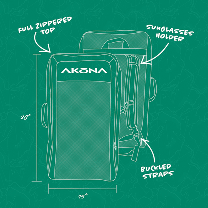 Akona Azul Mesh Backpack - Tiffany - 5