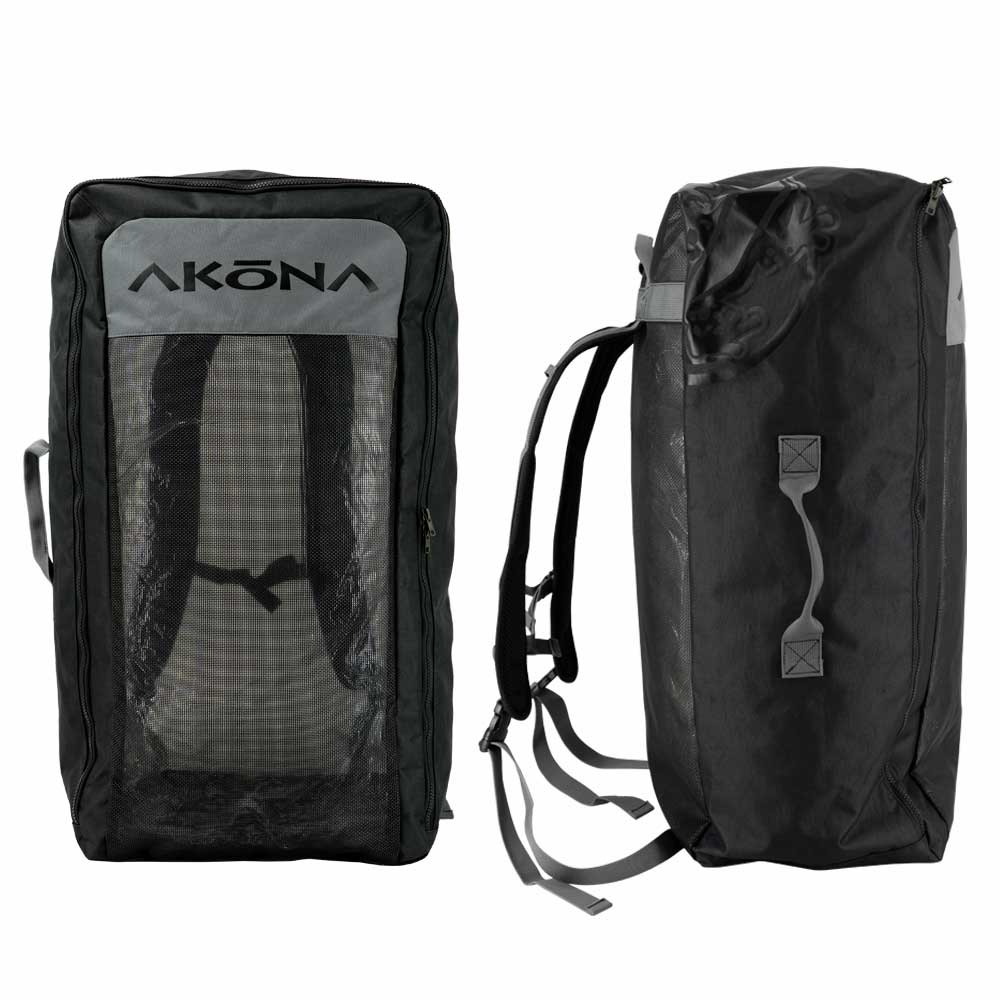 Akona Azul Mesh Backpack - Black - 1
