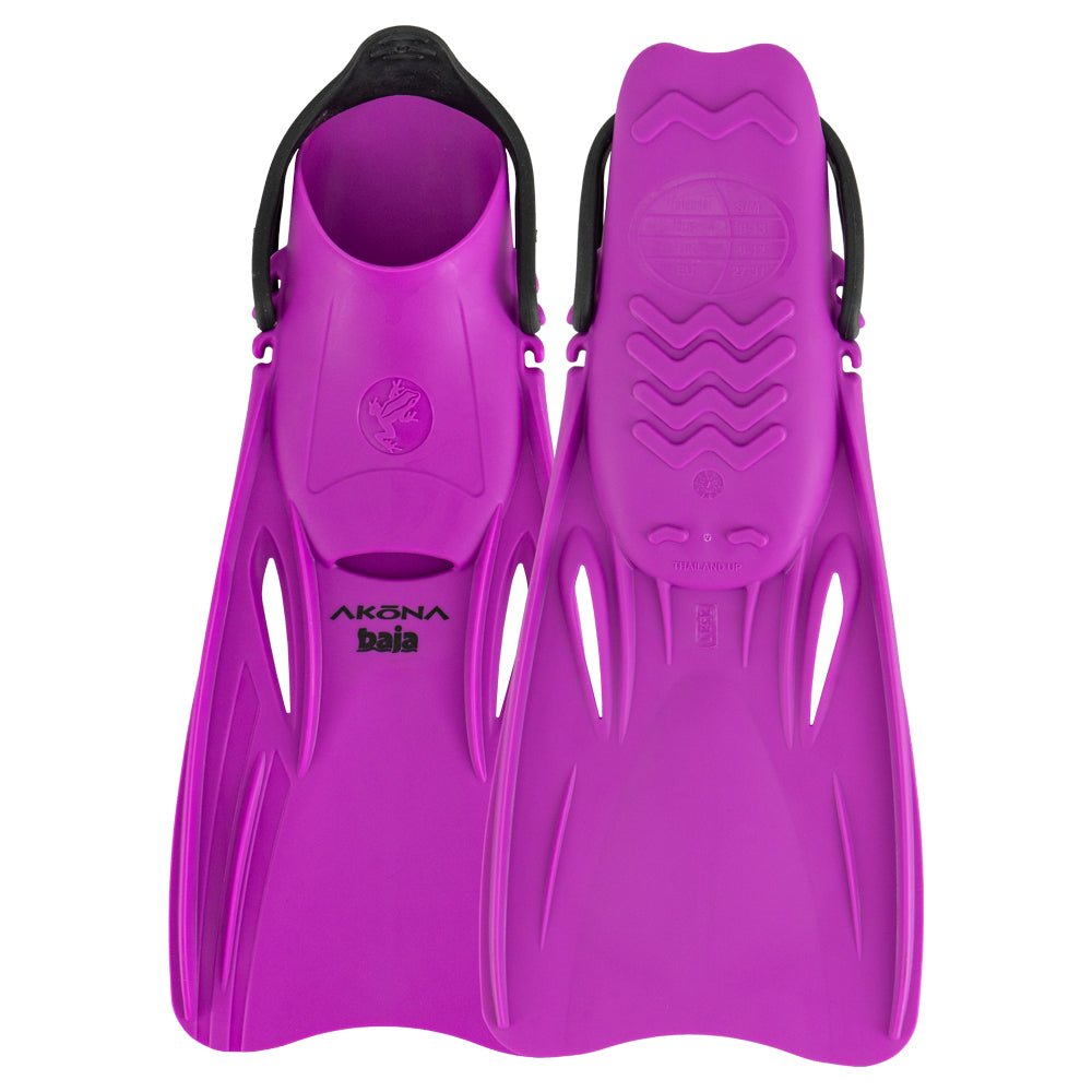 Akona Baja Jr. Fin - Black - 11