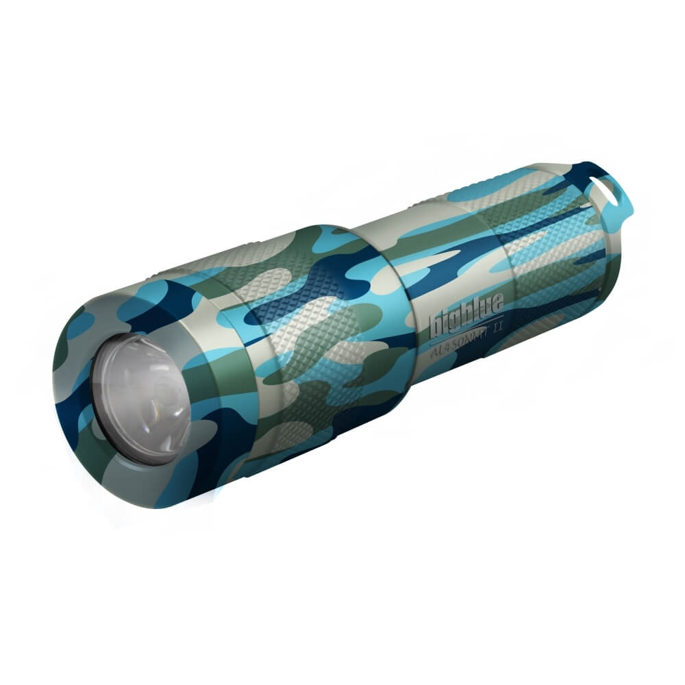 BigBlue 450 Lumen Narrow Beam Dive Light - Blue Camo - 2