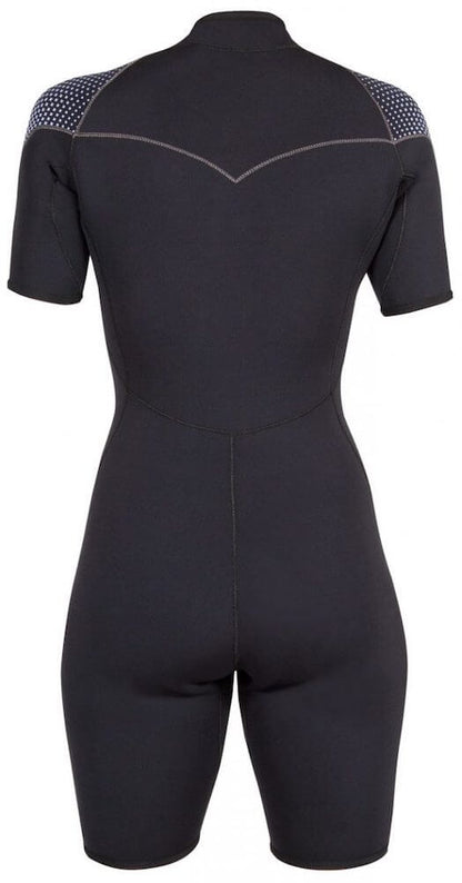 Henderson 3MM Womens Thermoprene Pro Front Zip Shorty - 4 - 2
