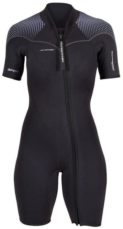 Henderson 3MM Womens Thermoprene Pro Front Zip Shorty - 4 - 1