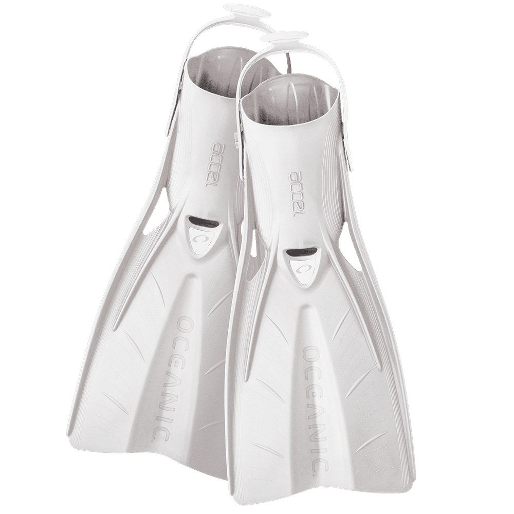 Oceanic Accel Fin - White - 5