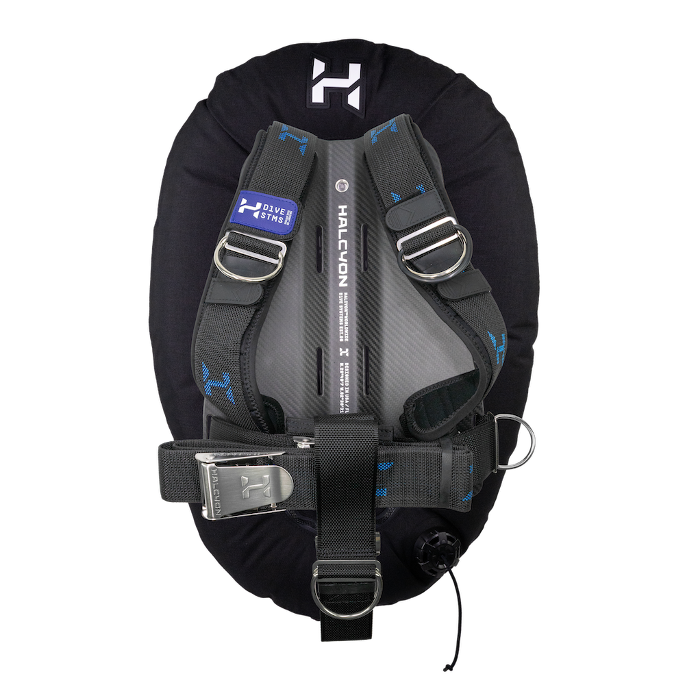 Halcyon Pro Single Wing Carbon Fiber Harness with Cinch (No Pockets or Backpad)
