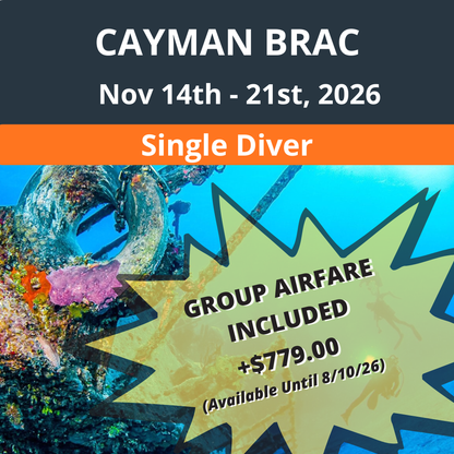 Cayman Brac Dive Vacation - Single Diver (With Group Airfare +$779) - 8