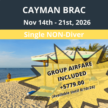 Cayman Brac Dive Vacation - Single Non - Diver (With Group Airfare +$779) - 9