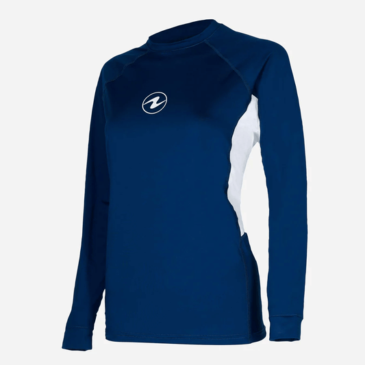 Aqualung Womens Long Sleeve Loose Fit Rashguard - XS - 1