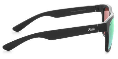 Hobie Eyewear Coastal Float Satin Black Frame With Sea Green Mirror Lens
