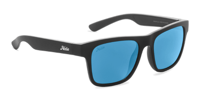 Hobie Eyewear Coastal Float Satin Black Frame With Cobalt Mirror Lens - 1