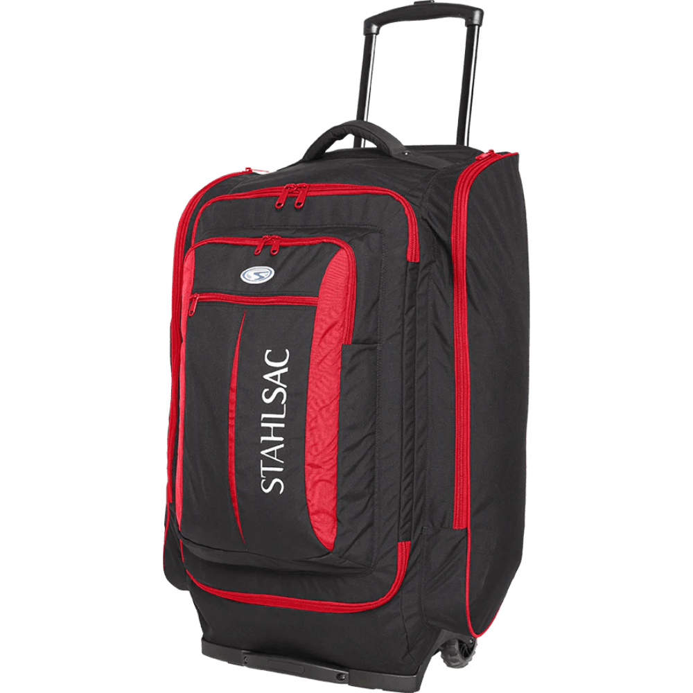 Stahlsac Caicos Cargo Pack Roller Bag - Red - Black - 1