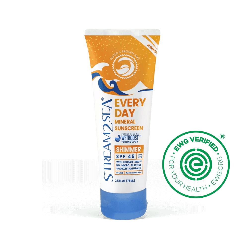 Stream2Sea Every Day Shimmer 2.5 oz SPF 45 Sunscreen - 1