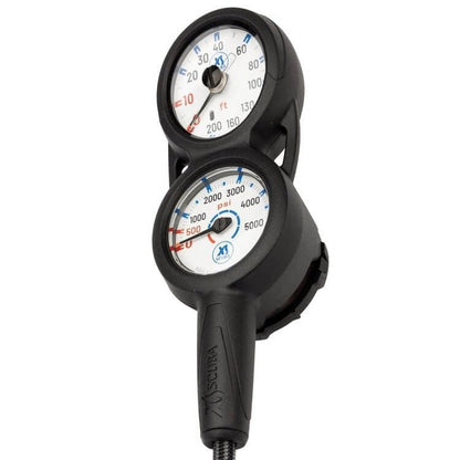 XS Scuba QuikVu Triple Gauge Console - Imperial - 1
