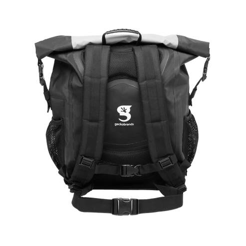 Gecko Paddler 30L Waterproof Backpack - Royal Blue / Neon Green - 3