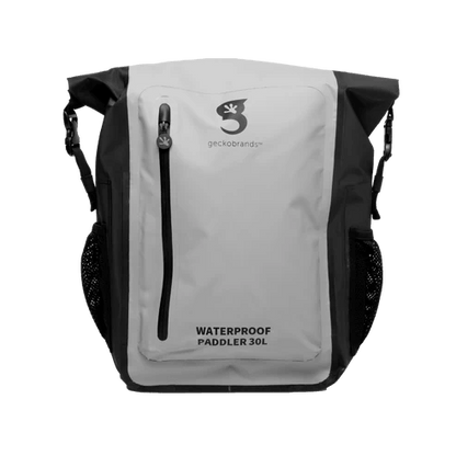 Gecko Paddler 30L Waterproof Backpack - Grey / Black - 6