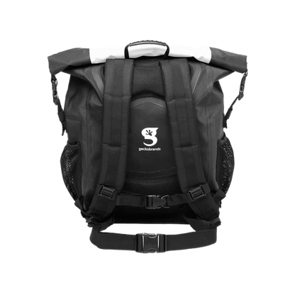 Gecko Paddler 30L Waterproof Backpack - Royal Blue / Neon Green - 4