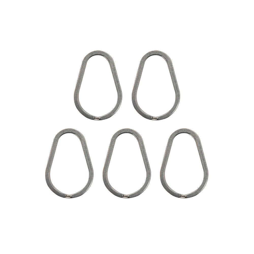 XS Scuba Tear Drop Split Ring - 5 Pack - 2