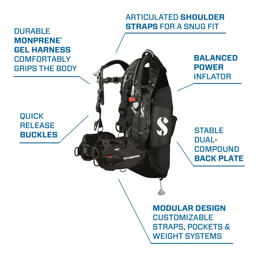 Scubapro Mens Hydros Pro BCD w/Balanced Inflator - S - 2