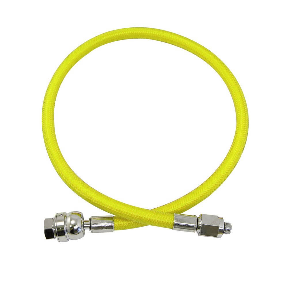 XS Scuba Miflex Dual Swivel Regulator Hose - Yellow - 11