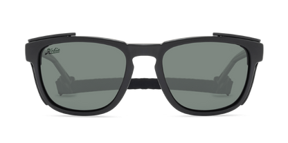 Hobie Eyewear Monarch Satin Black Frame With Metalic Grey Lens