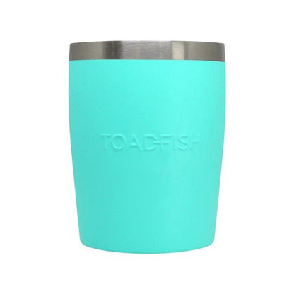 Toadfish Non - Tipping 10oz Rocks Tumblers - Teal - 5