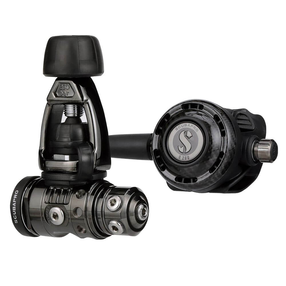 Scubapro MK19 EVO G260 Carbon Black Tec Regulator - Yoke - 2