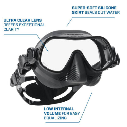Scubapro Steel Pro Dive Mask - Black - 2