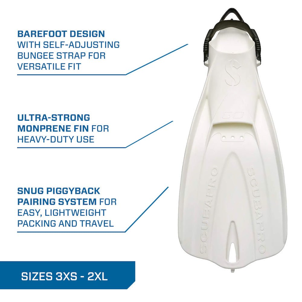Scubapro GO Travel Diving Fin - Black - 4