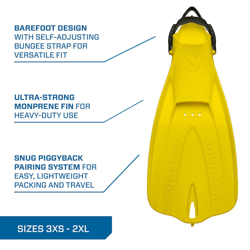Scubapro GO Travel Diving Fin - Blue - 7