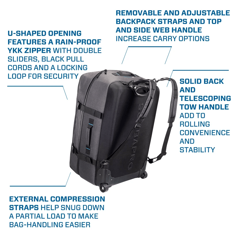 Scubapro Definition 130 Roller Bag - 4