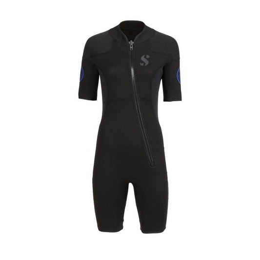 Scubapro Womens 2.5mm ONEFlex Front Zip Shorty - XS - 1