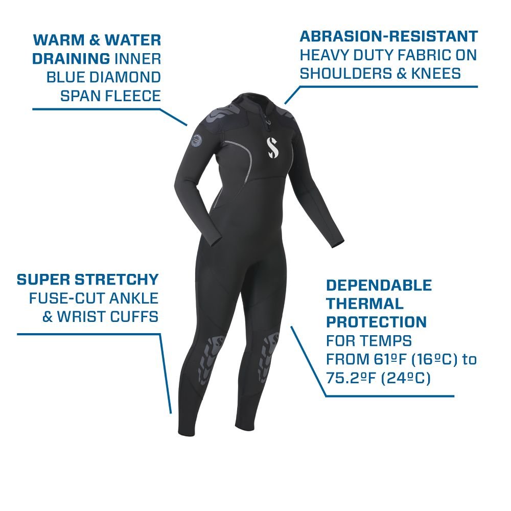 Scubapro Everflex Yulex Steamer 3/2 mm Women - 2XS - 5
