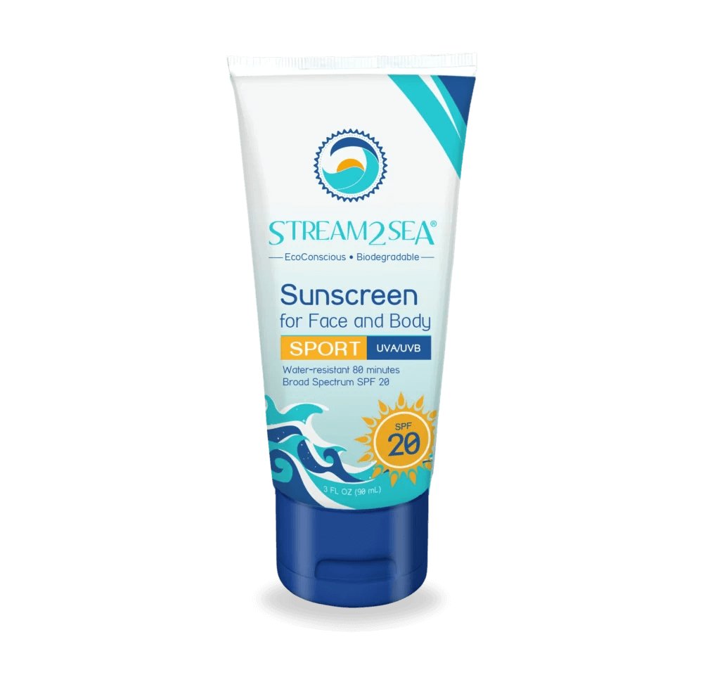 Stream2Sea Face and Body Sport SPF 20 - 3 oz Sunscreen - 1