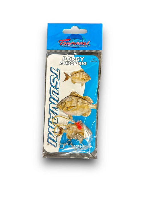 Tsunami Porgy Rig Beaded #1 Hook - #1 Hook - 1